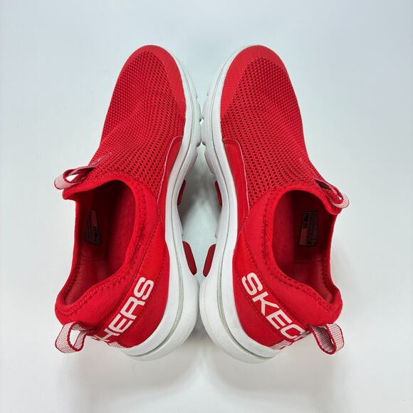 Skechers GOwalk 5 Red Slip On Walking Shoes Comfort 124013 Women’s Size 7.5 - Picture 7 of 9